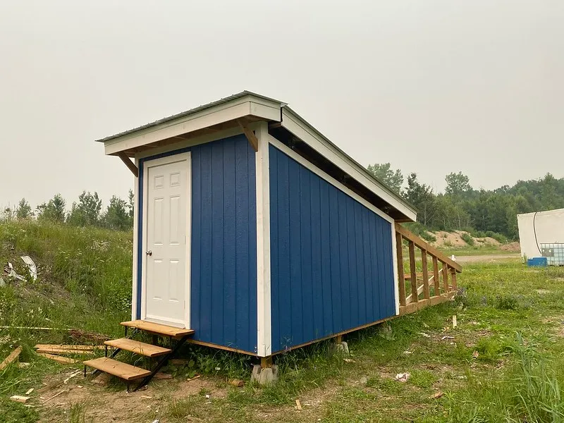 The completed observatory in August of 2023