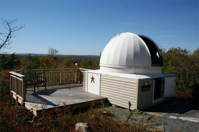 Right: A dome observatory