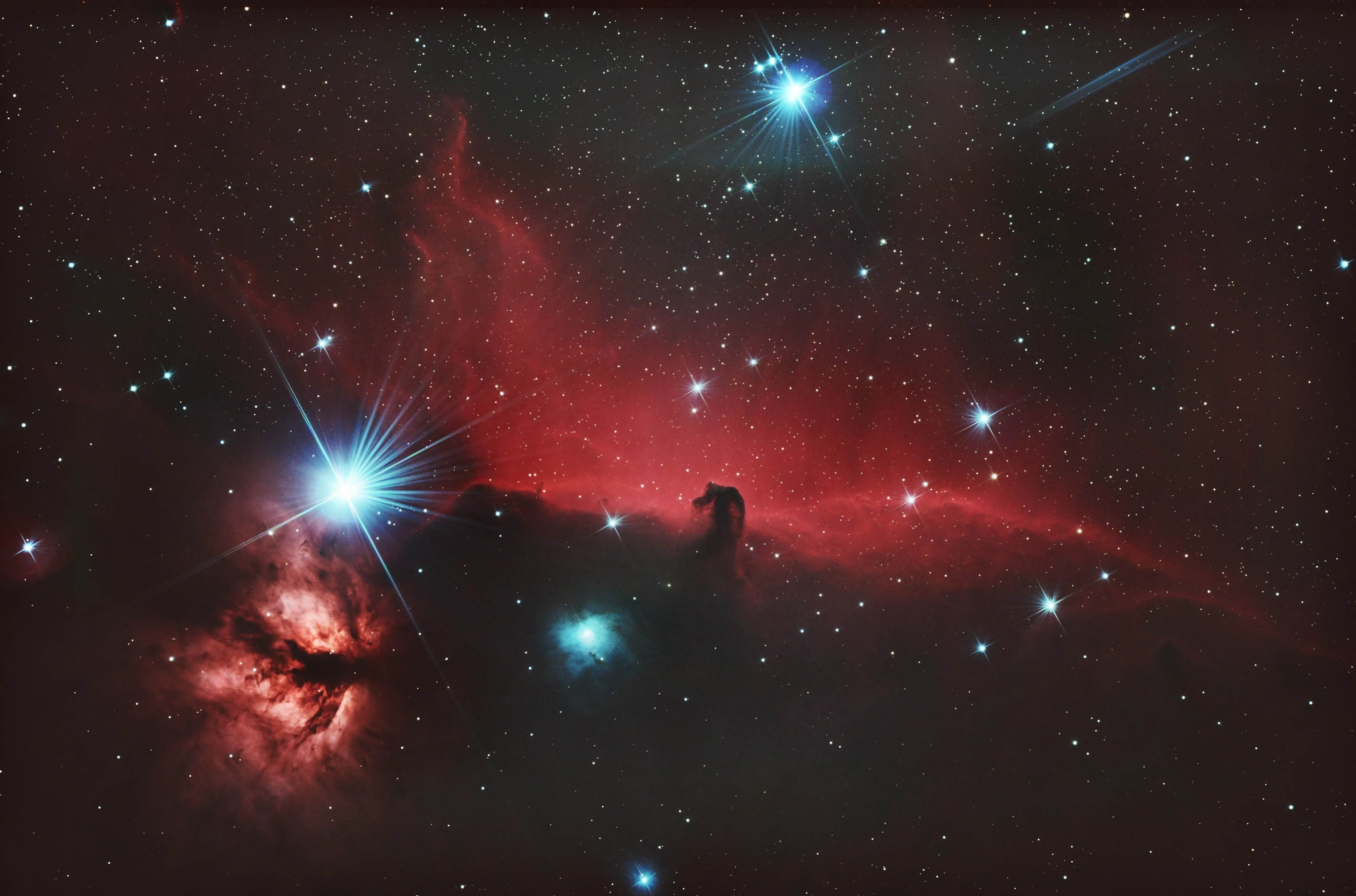 Mathieu&#x27;s rendition of the horsehead nebula