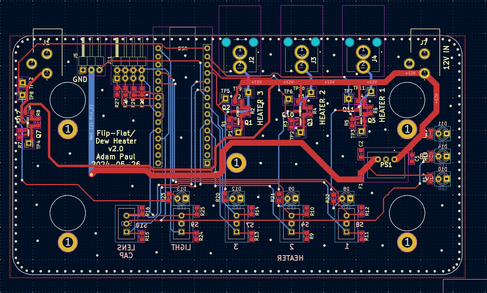 Telescope controller PCB