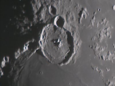 Moon — crater detail